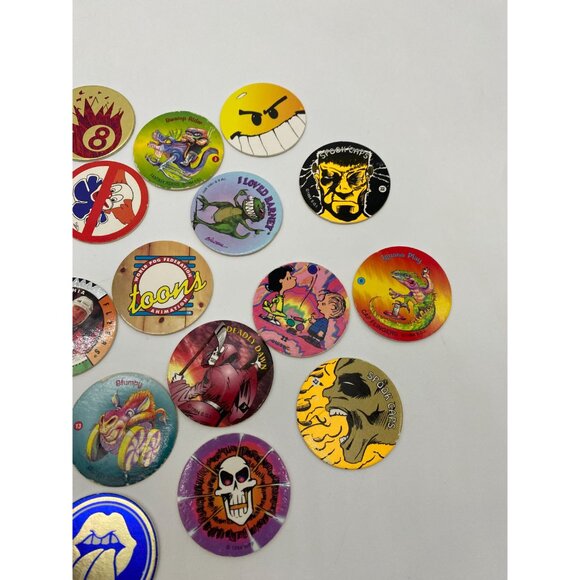 90s Pogs/ Slammer Jammers Mixed Lot of 20- Bag 2 - Picture 4 of 5